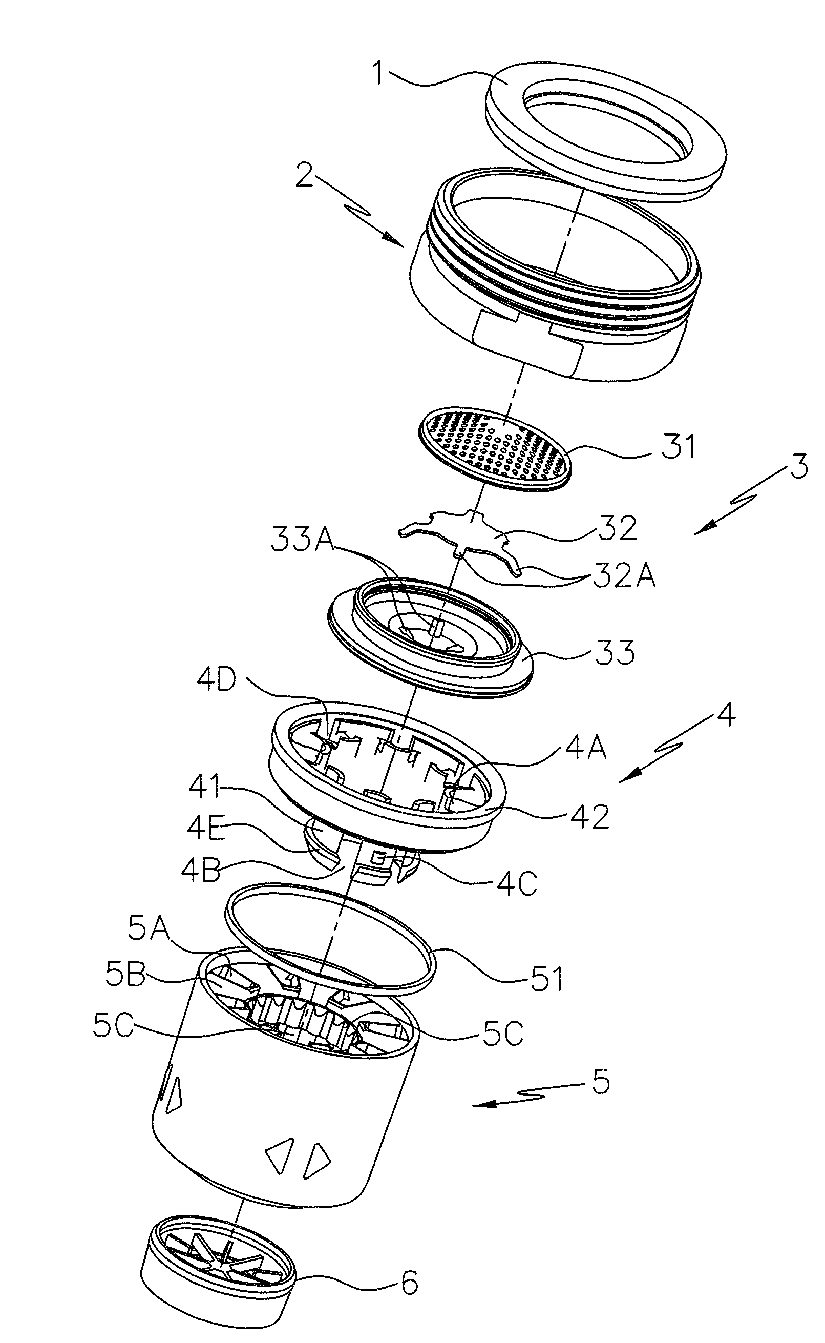 Aerator with dual spraying functions