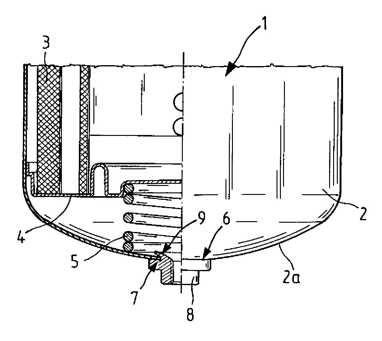 Housing Pot for Accommodating a Filter Element in a Filter Device