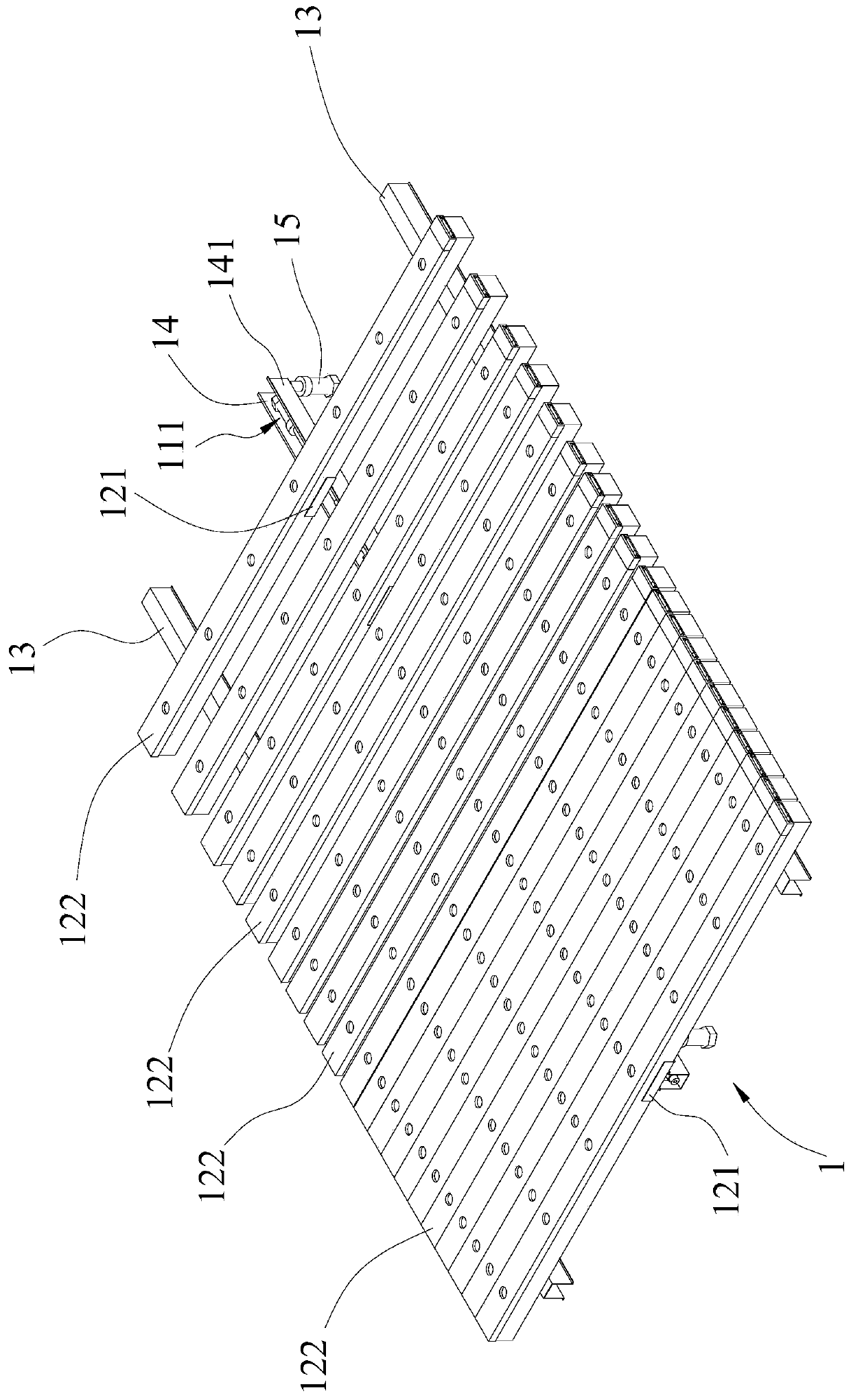 A plant trough control structure