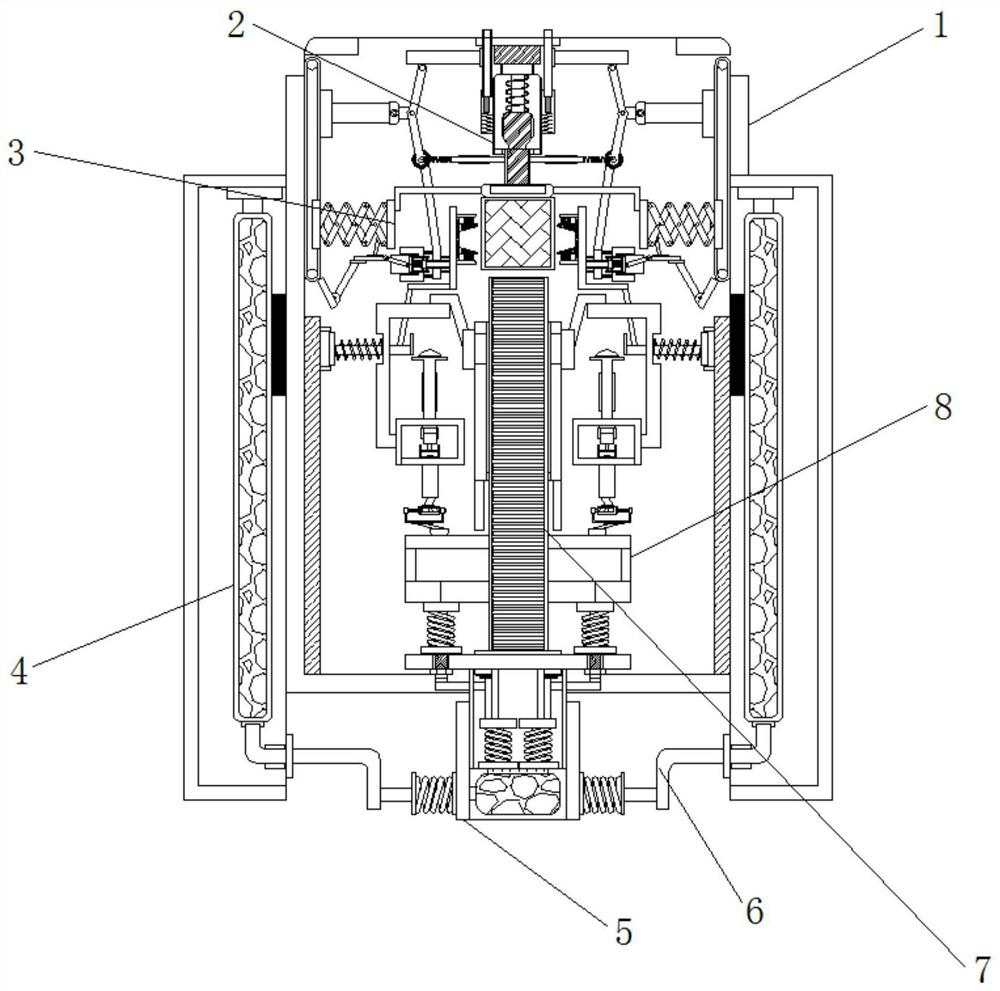 Intelligent goods packaging equipment capable of realizing different packages utilizing goods weight