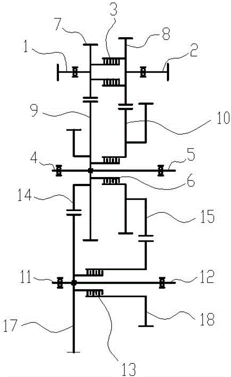 A special transmission for new energy vehicles