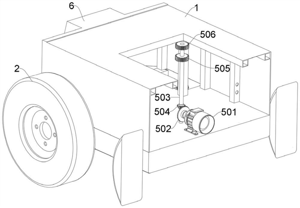 Intelligent AGV trolley capable of expanding transportation volume