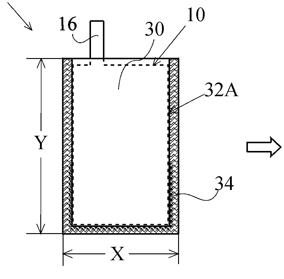 Layered secondary battery