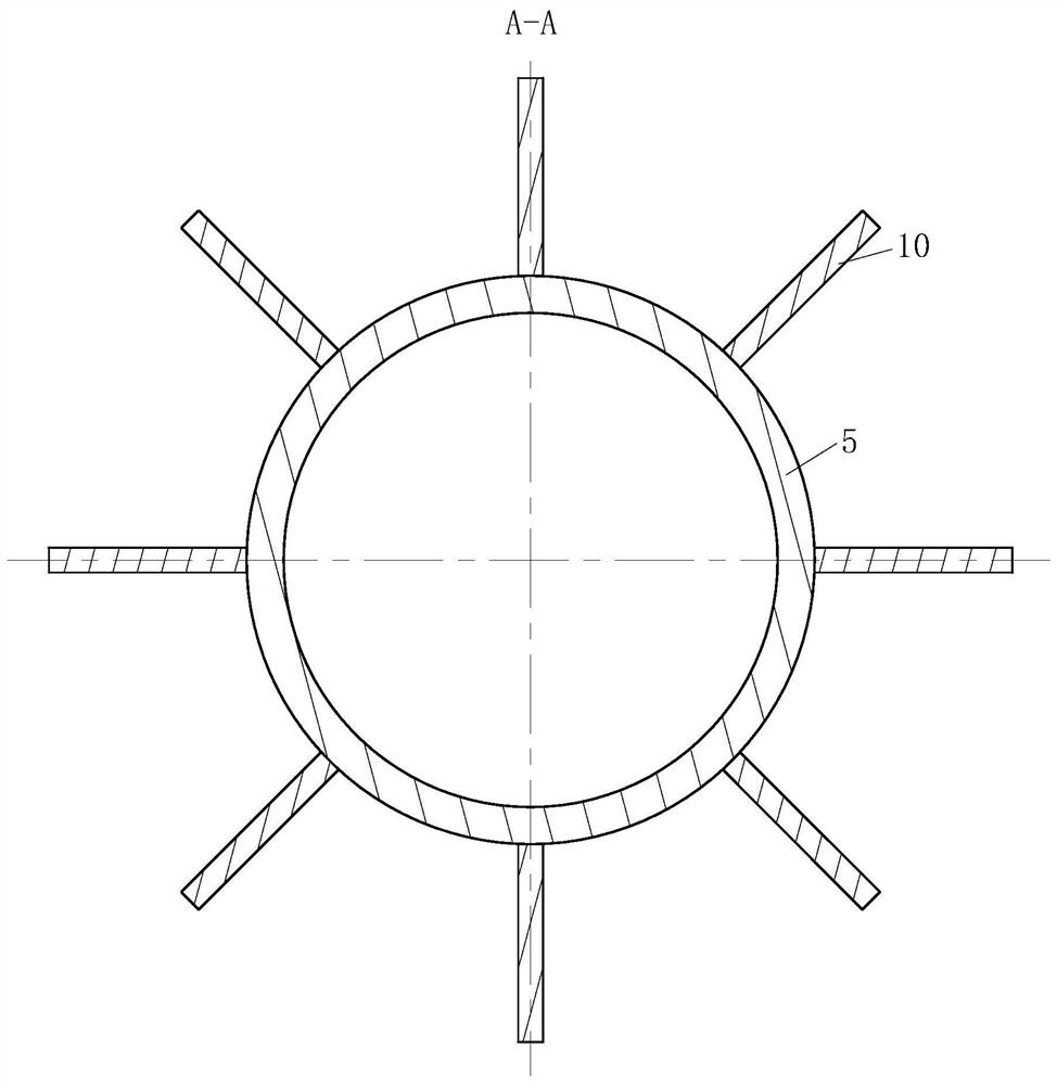 A domestic waste incinerator based on wind power transmission