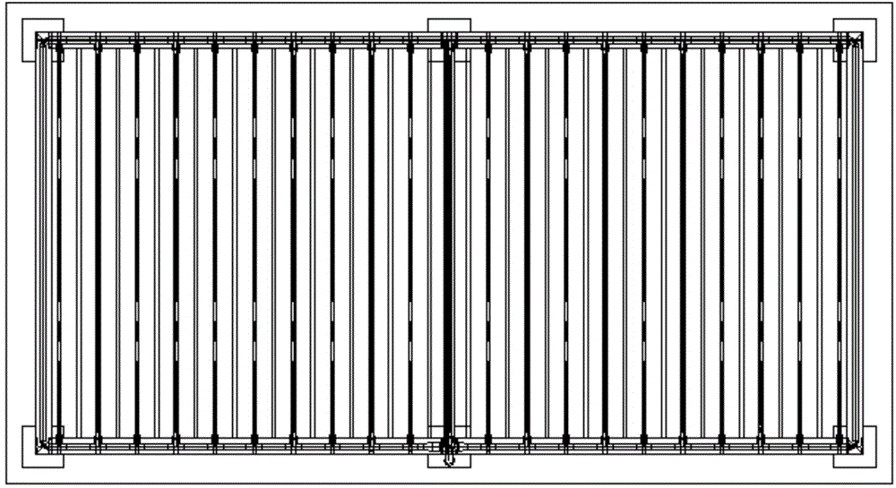 In-situ leaching uranium mine wastewater evaporating device and method