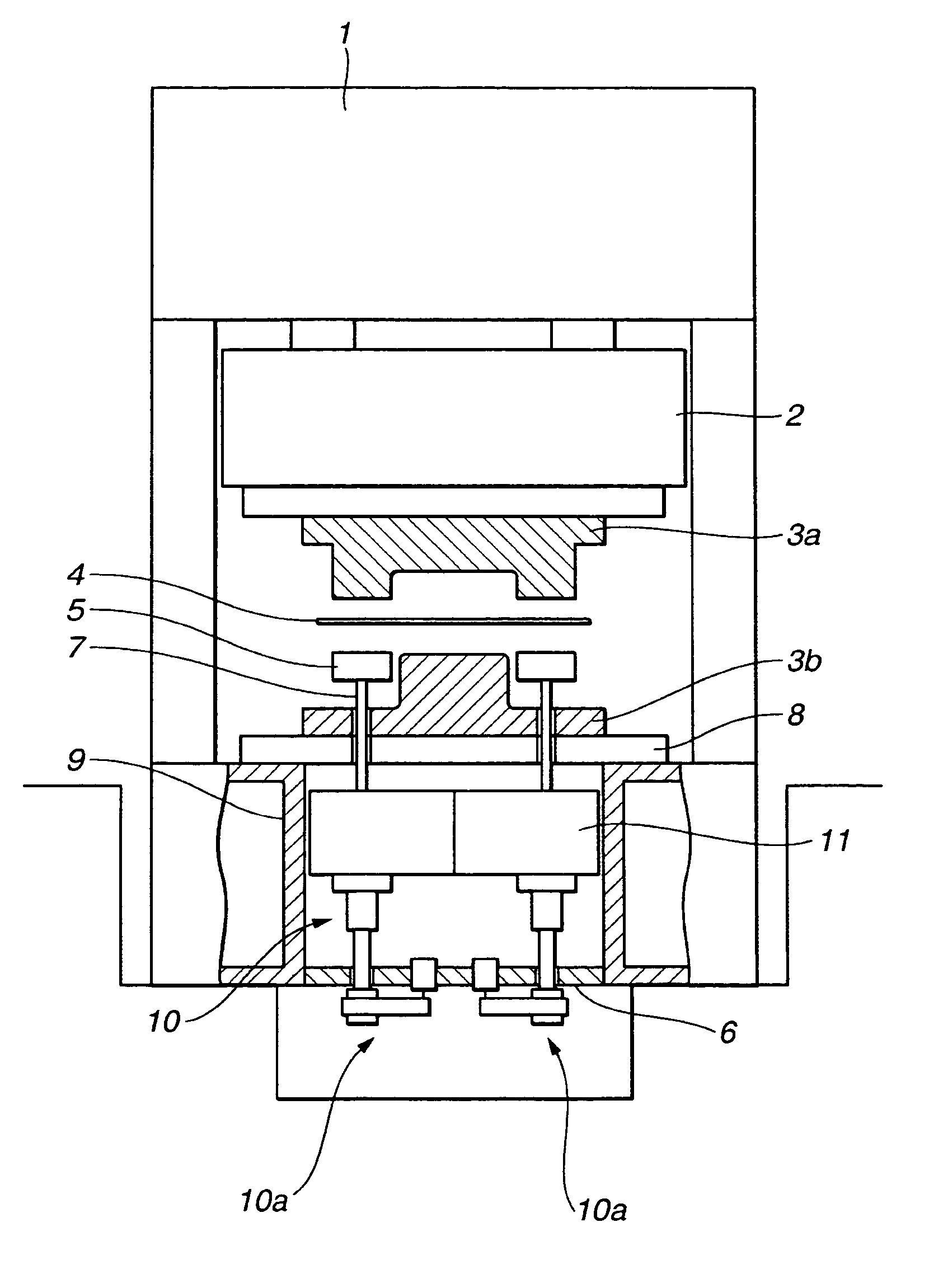 Die cushion device