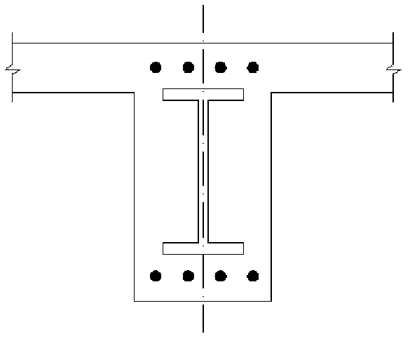 Prestress type steel-concrete structure using performance design method