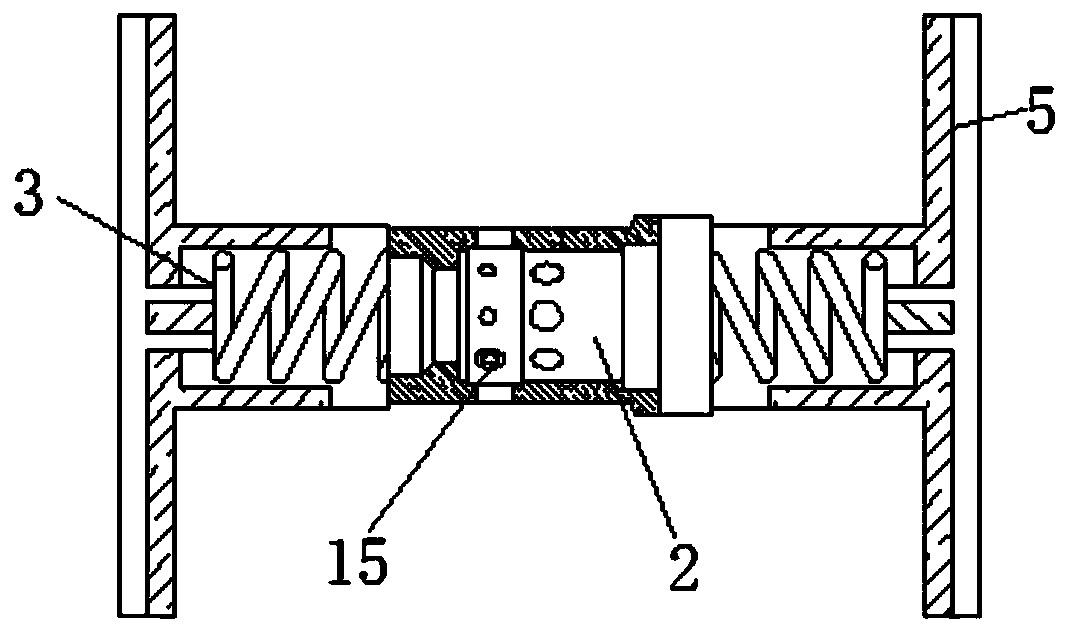 Self-resetting choke valve shaft