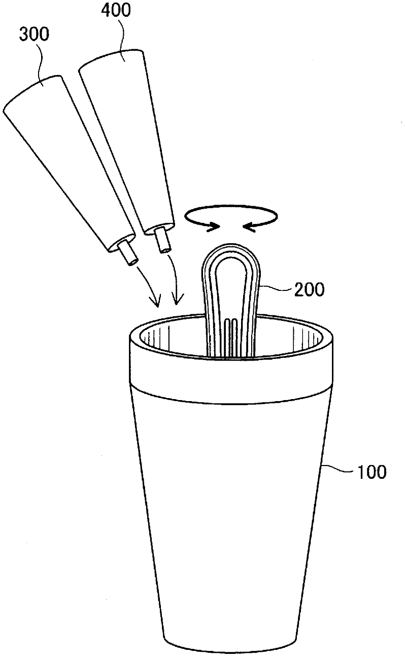 Mixing tool for hair cosmetics, hair cosmetic kit and hair cosmetic preparation method