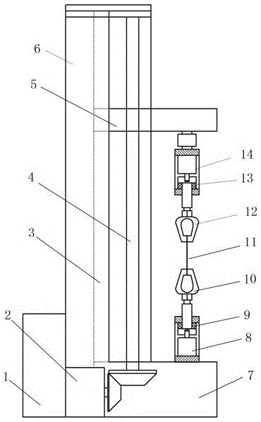 Tensile test device