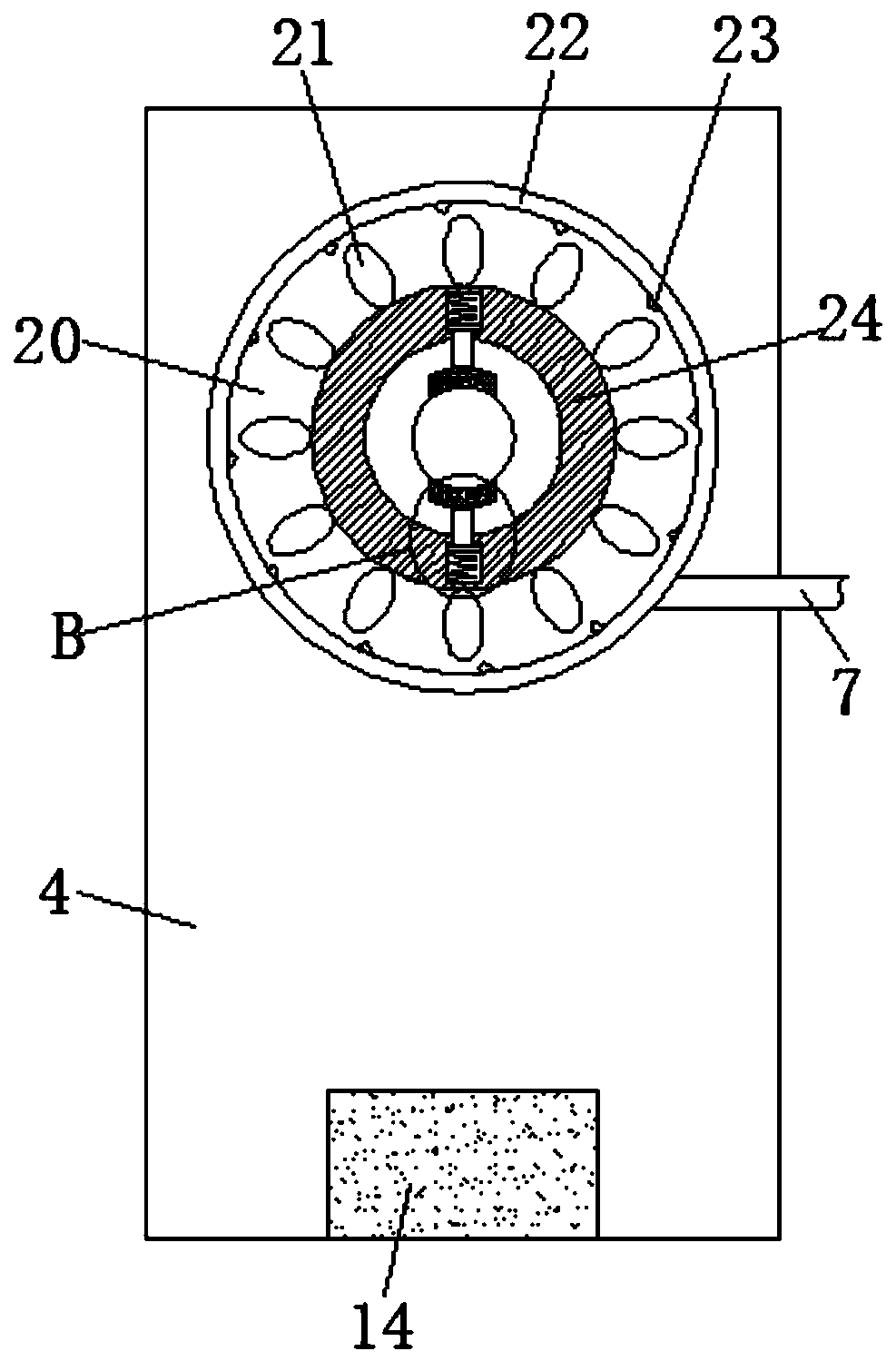 String rust removal device for grand piano