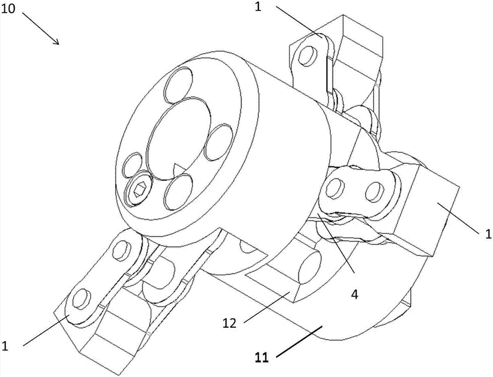 Crushing mechanism for crushing pipeline debris