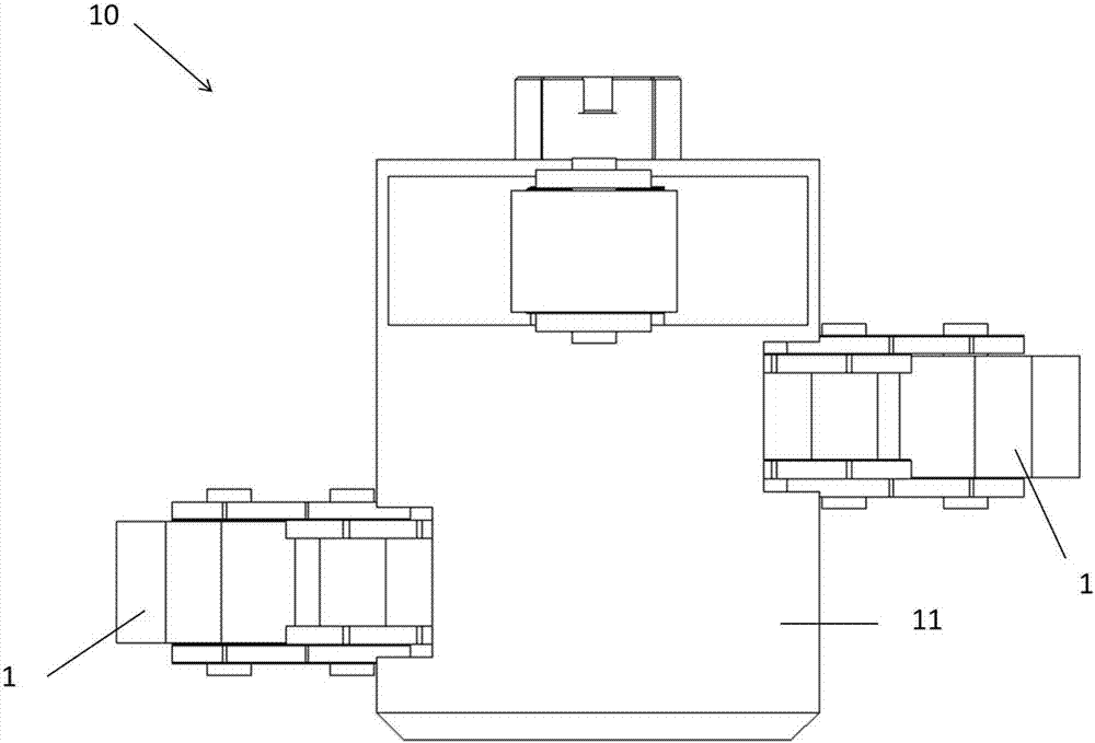 Crushing mechanism for crushing pipeline debris