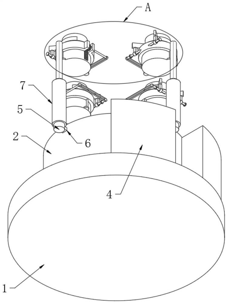 Detection device for detecting quality of mechanical parts