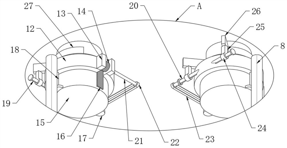 Detection device for detecting quality of mechanical parts