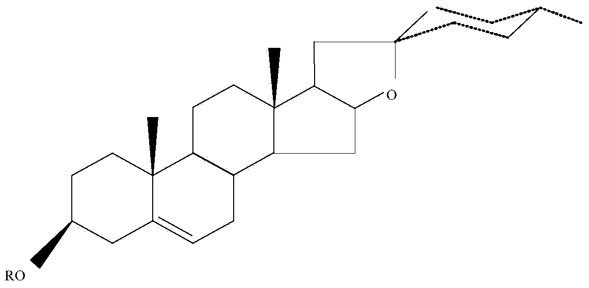 Diosgenin amino acid derivative and application thereof to antitumor drug