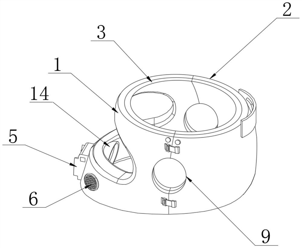 Temporary brain protection device used after large bone flap decompression operation