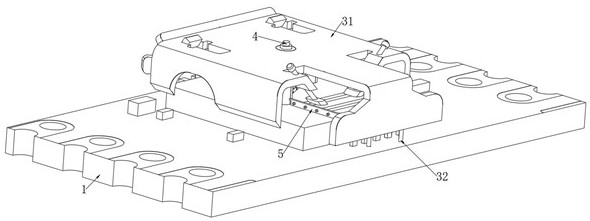 A packaging structure for power management chips