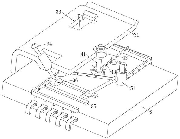 A packaging structure for power management chips