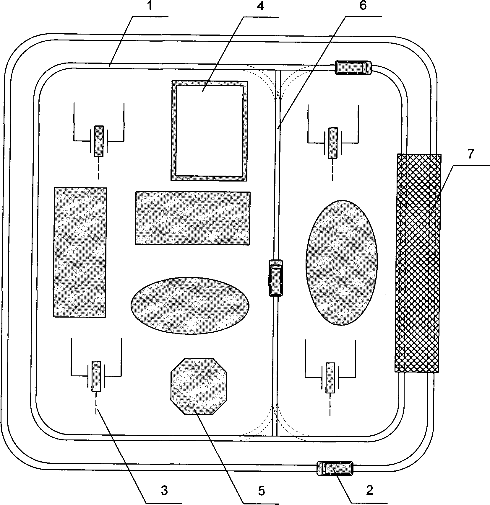 Universal external field wireless test system