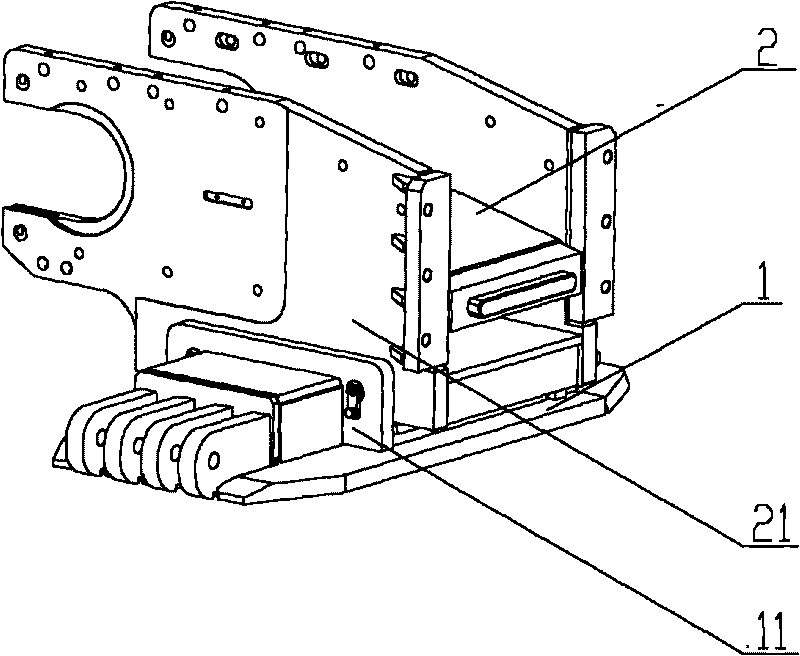 Rack and scraper conveyor comprising same