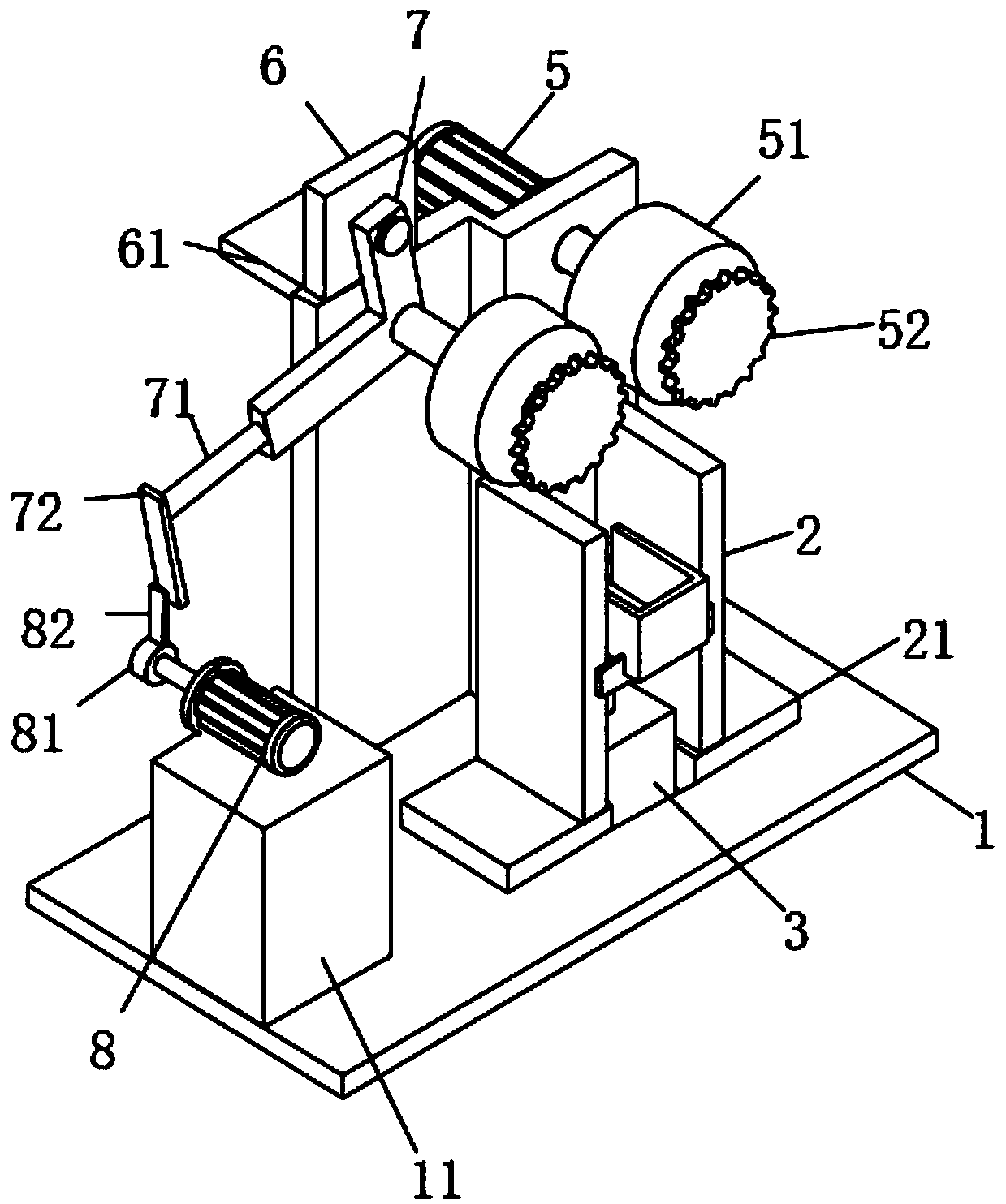 Adjustable double-surface polishing device for furniture board machining