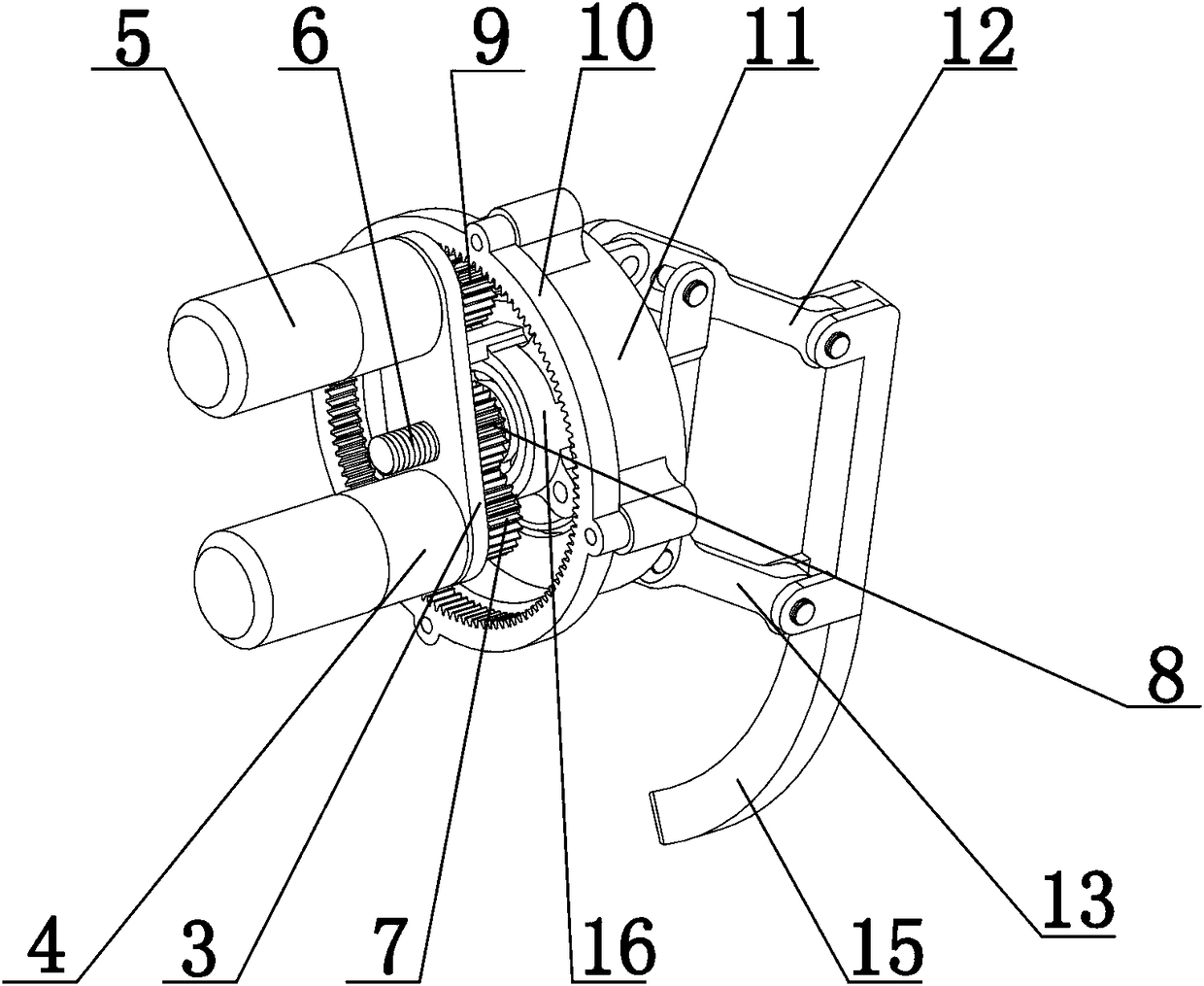 Multi-motion mode four-leg robot