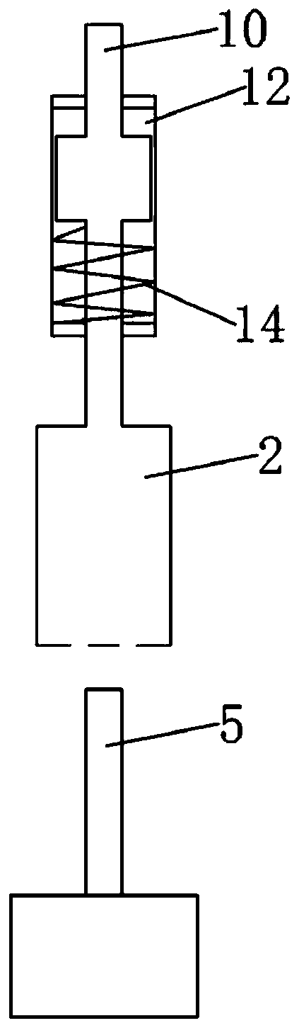 Self-suction type nasal powder material feeding device