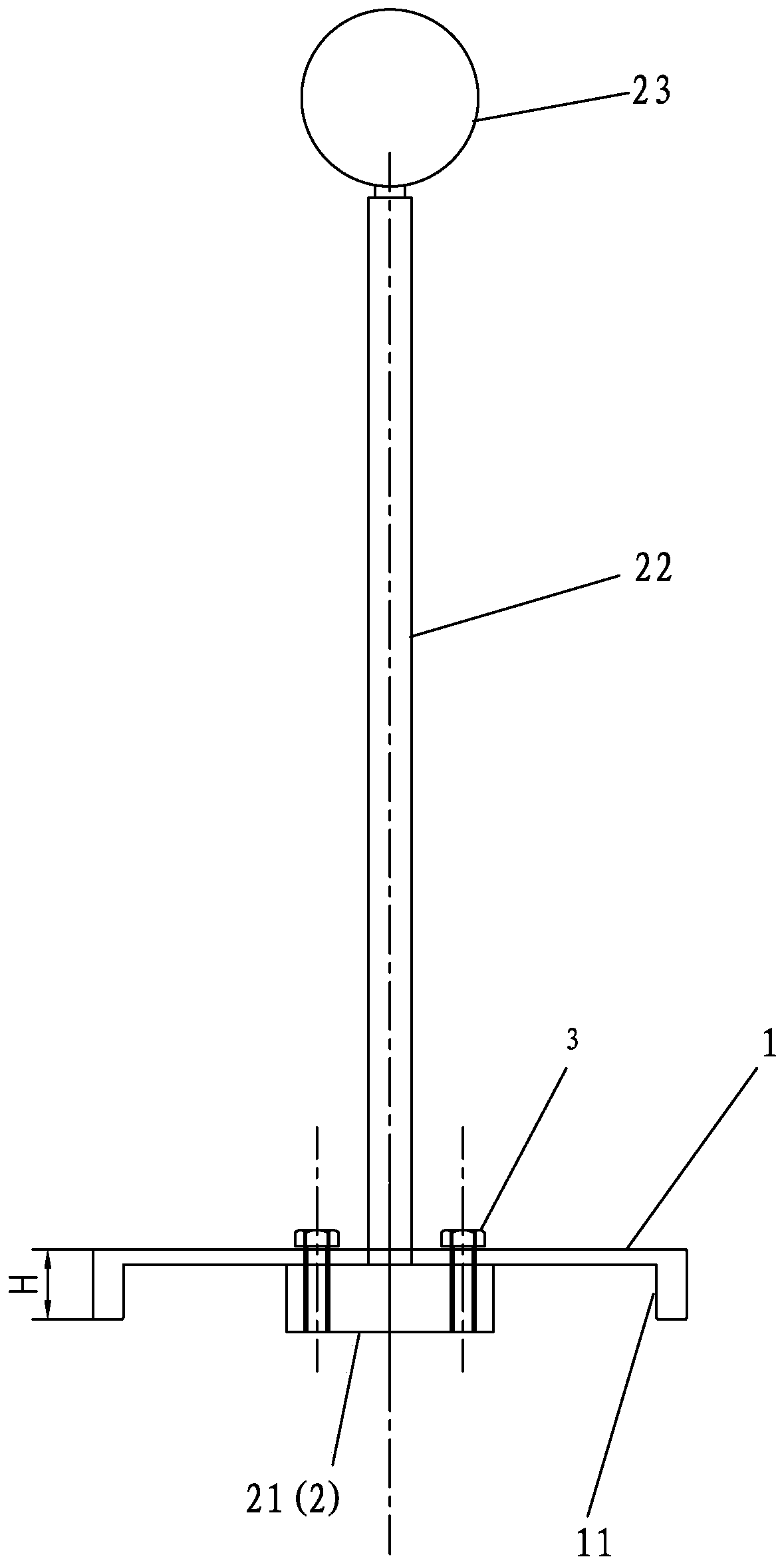 Hole coaxiality measuring device and measuring method thereof