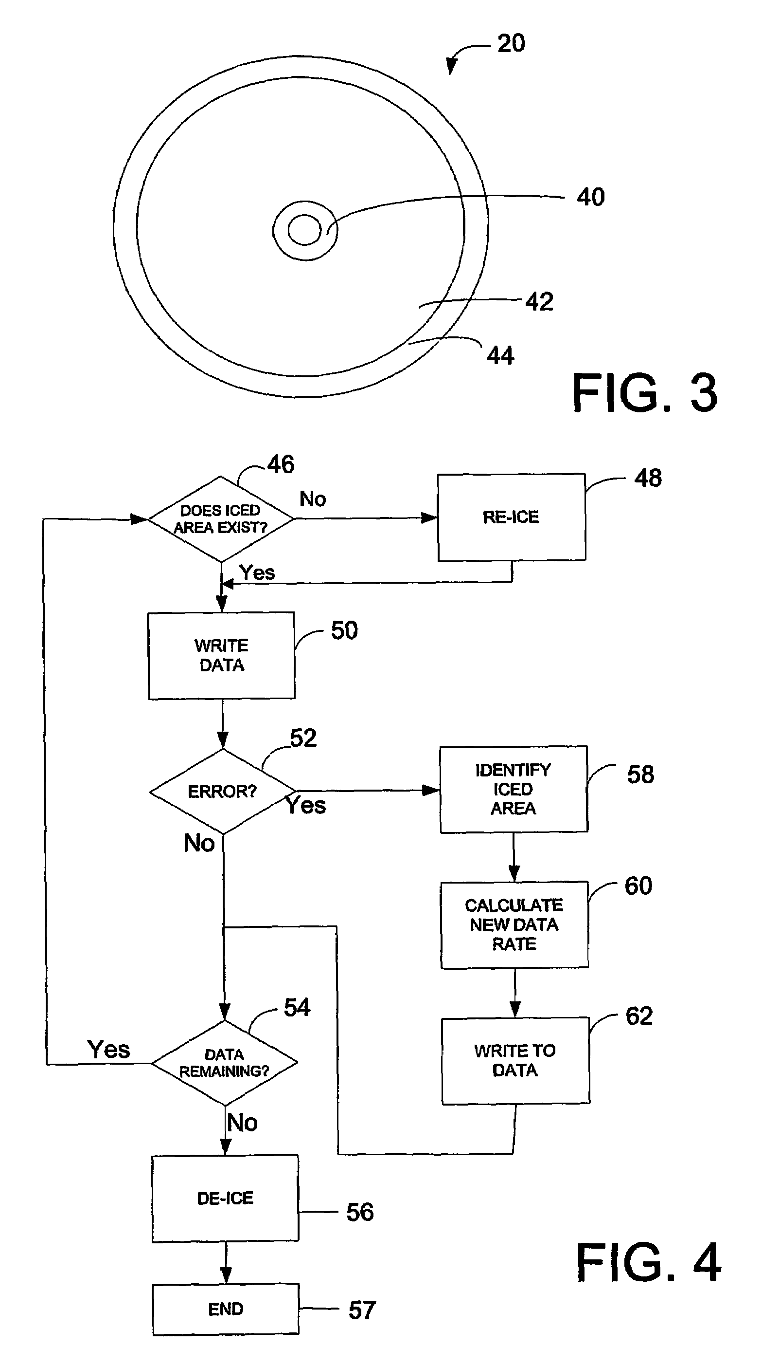 Writing data to an optical disc