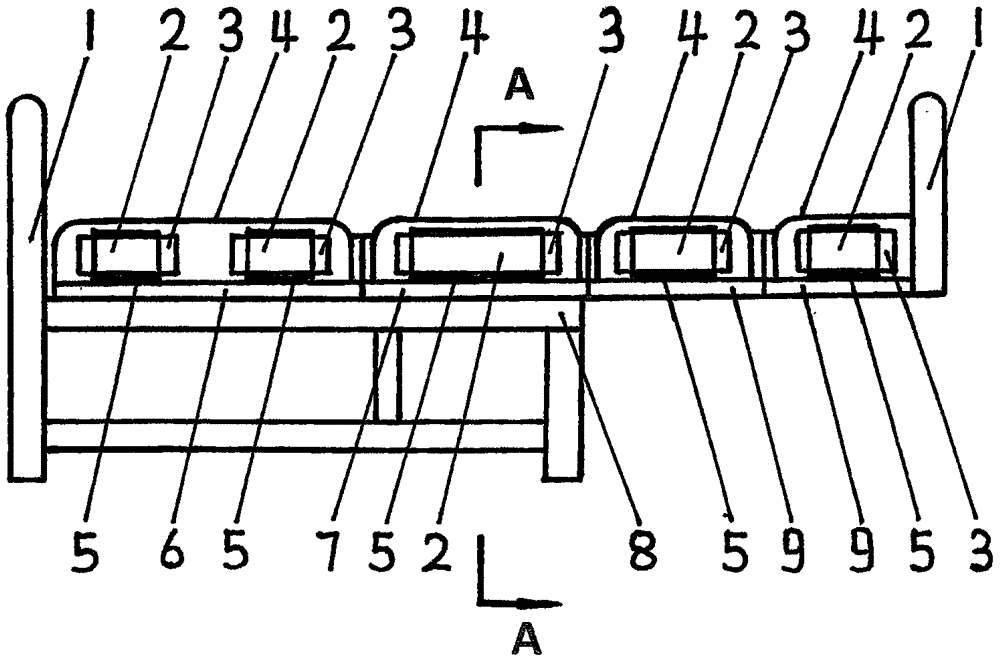 Flexible lifting bracket tension degree control method and bearing platform using same