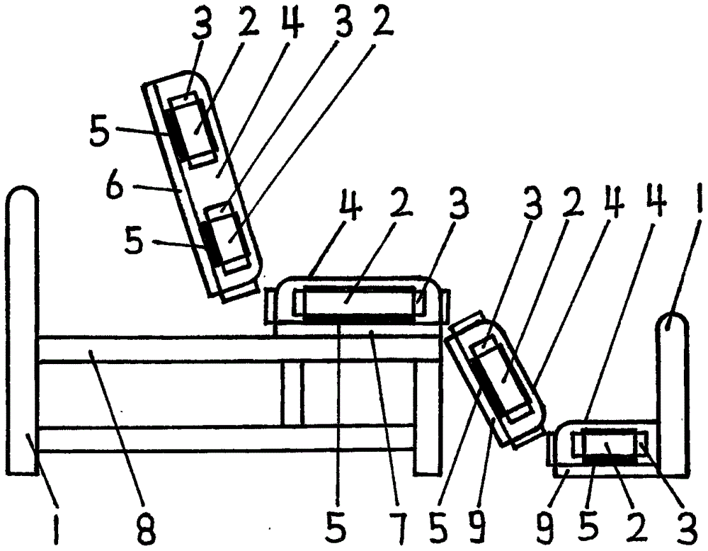 Flexible lifting bracket tension degree control method and bearing platform using same