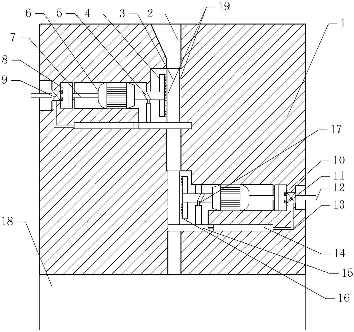 Construction brick recycling device