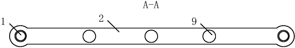 Lotus leaf stem imitative cylinder around flow drag reduction test model