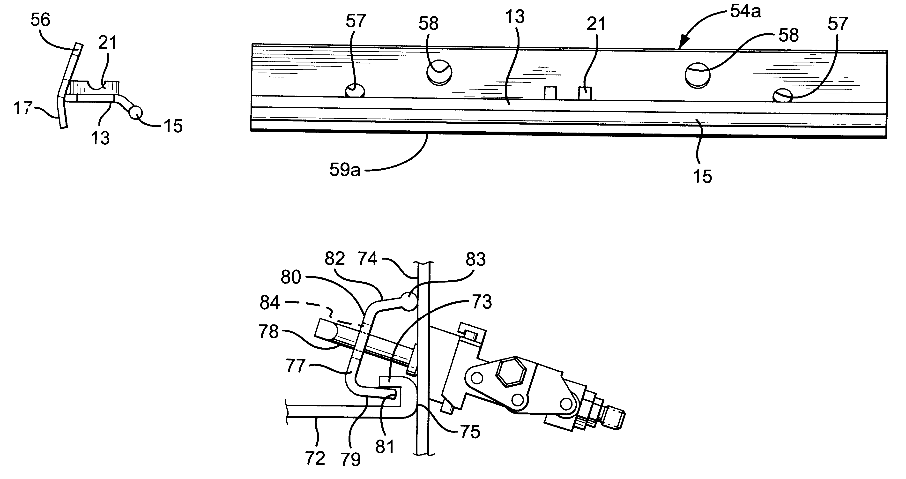 Drawbar and screen system