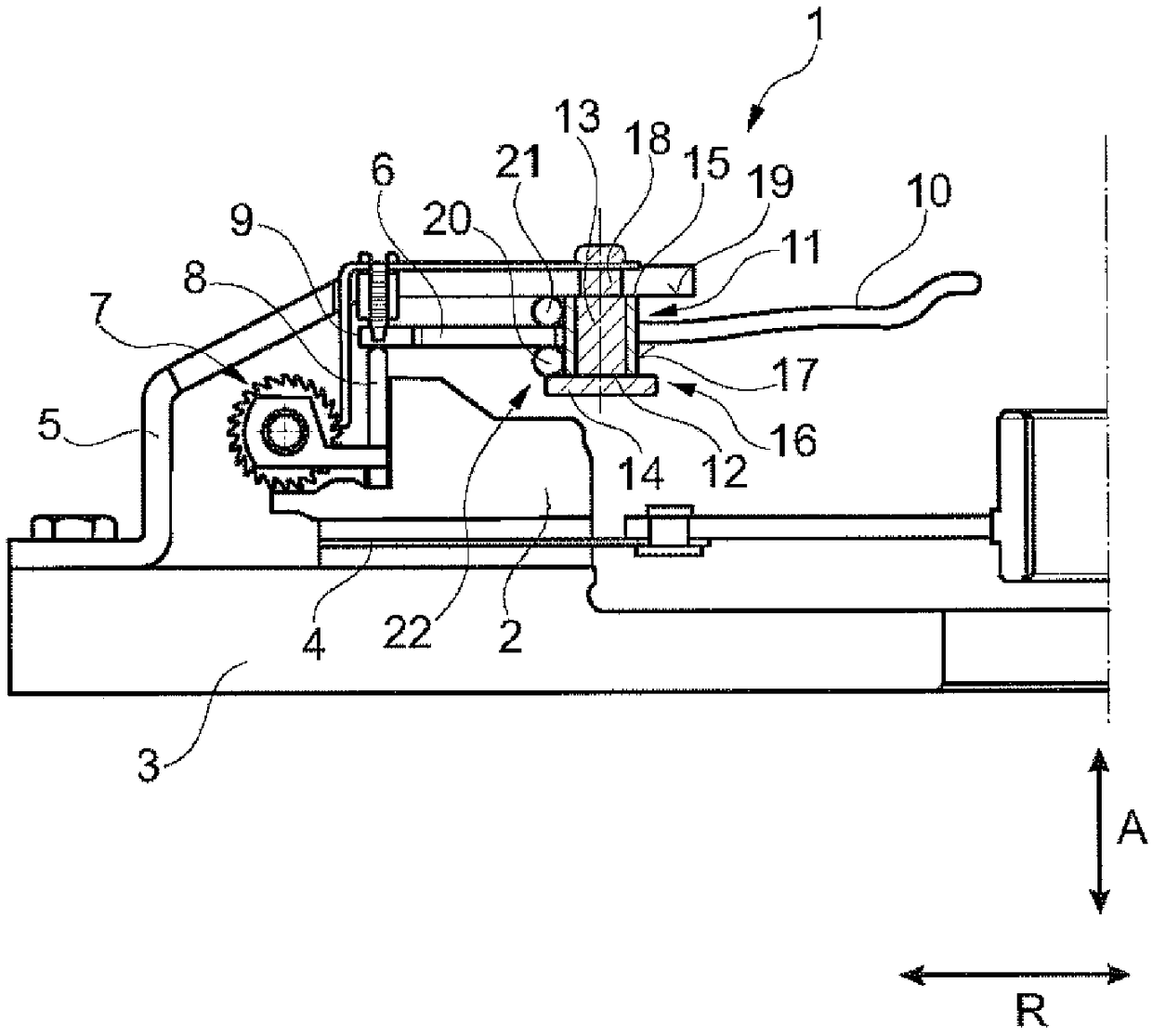 Fitting-optimized friction clutch with force-fitting and/or material-fitting lever spring pin bolt sections fastened to one another