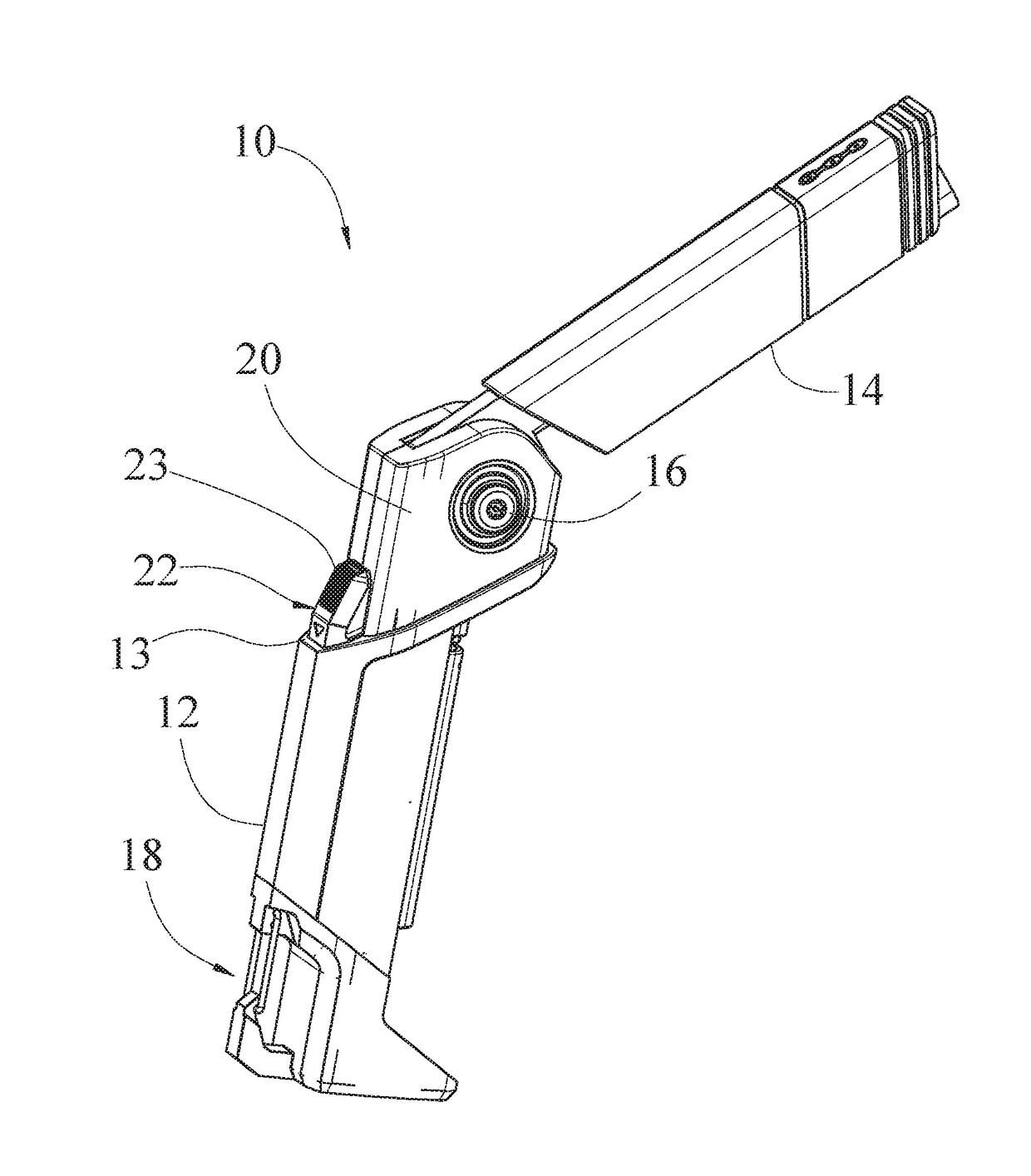 Torch having an interlock mechanism