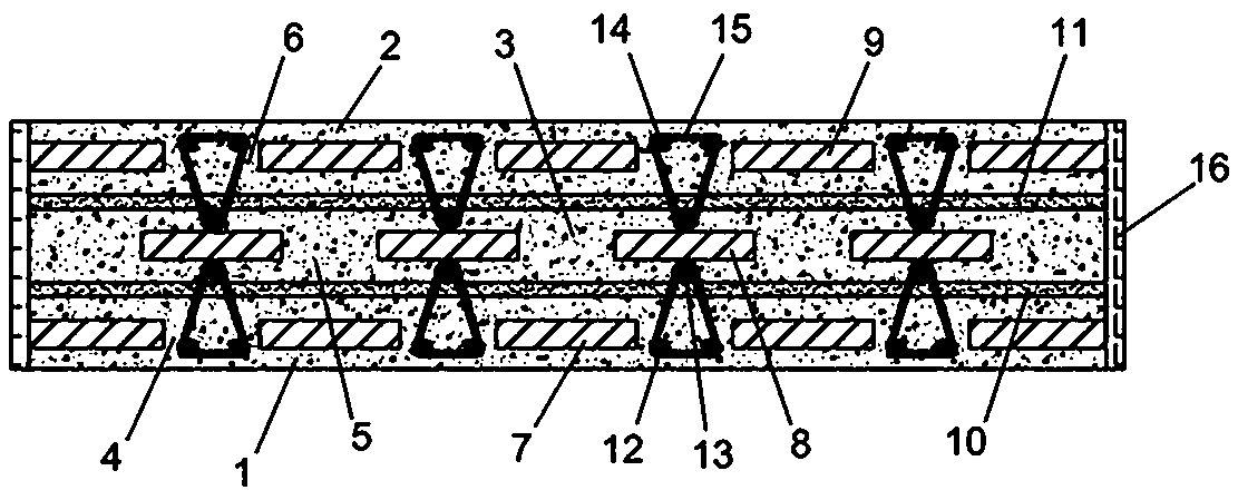 Thermal-bridge-free aerated concrete wallboard