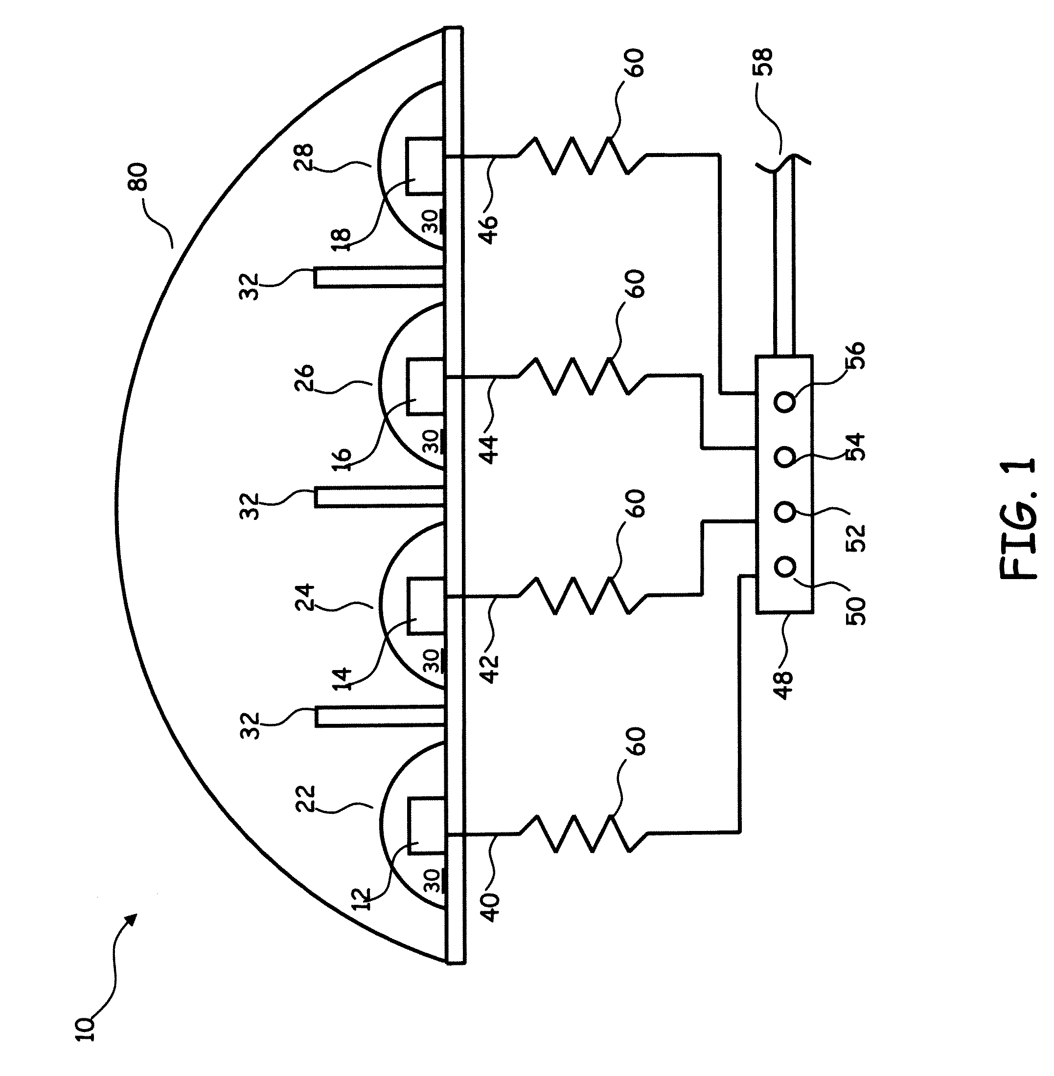 Dynamic color or white light phosphor converted LED illumination system