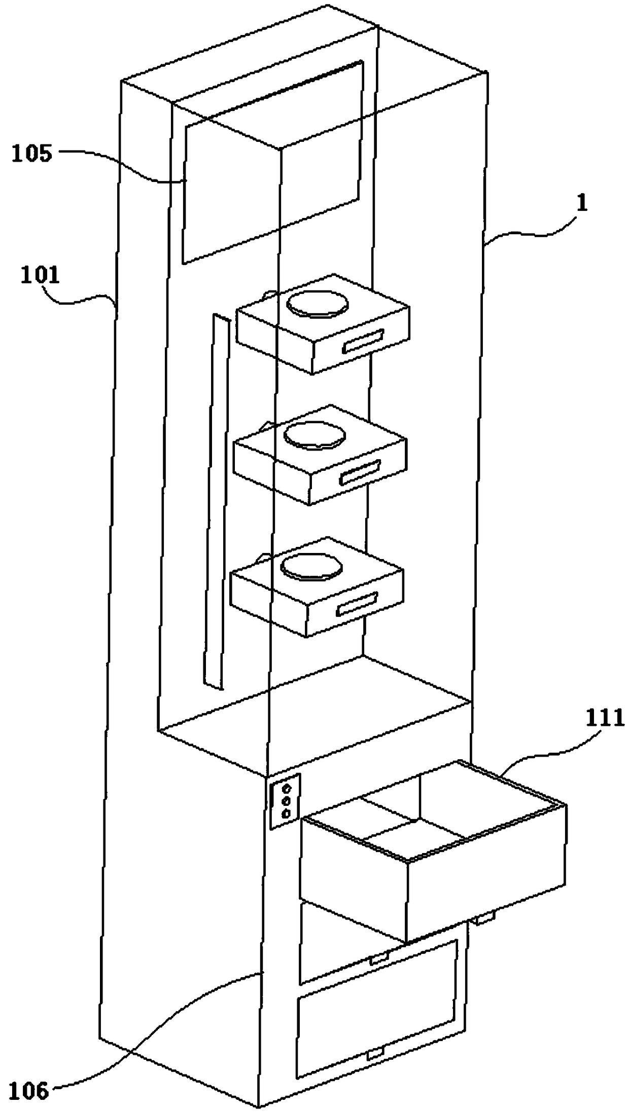 Intelligent shoe rack for shoe selling