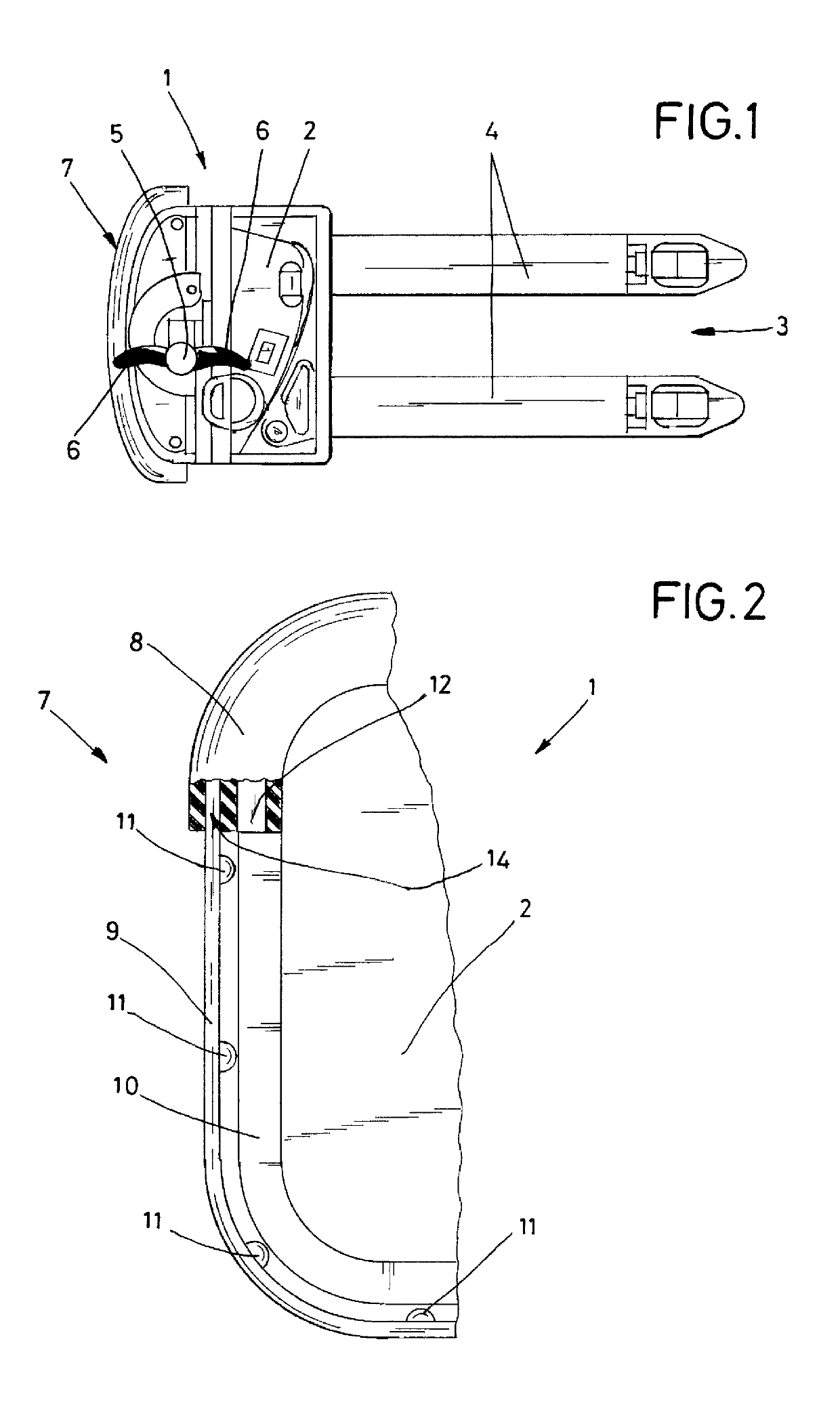 Safety-switch device for use on a movable device