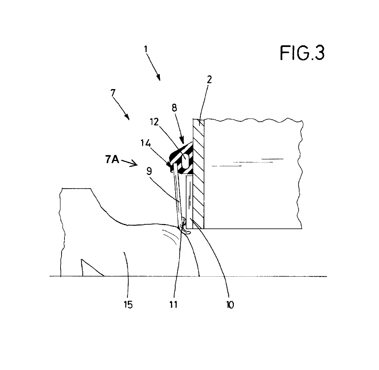 Safety-switch device for use on a movable device