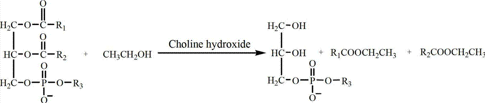 Method for preparing natural L-alpha-glycerol phosphatidylcholine