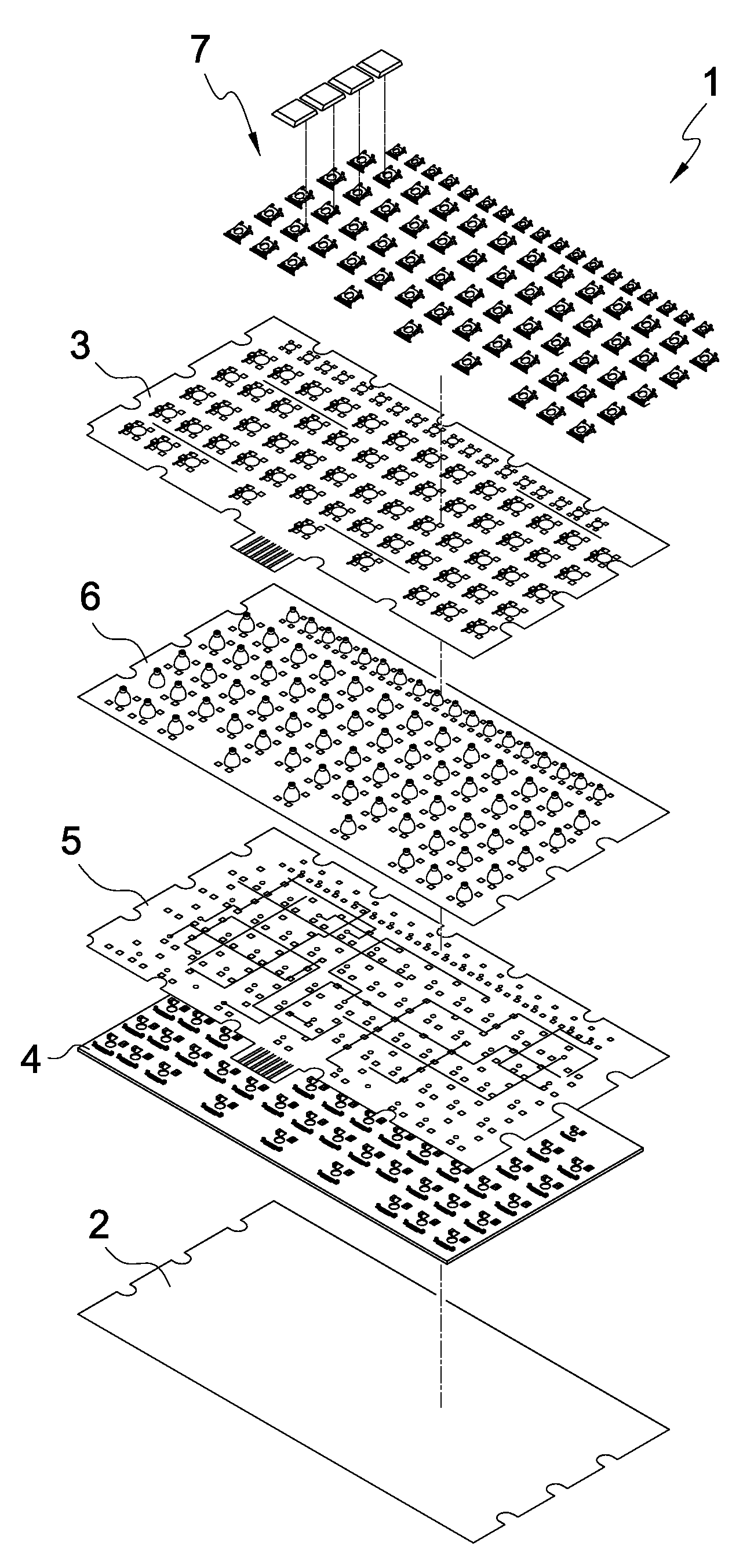 Illuminated keyboard