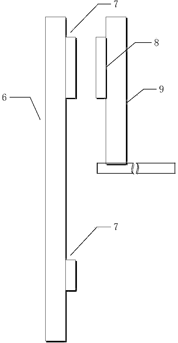 Ultralow power consumption magnetic induction type floater water level sensor and signal processing method