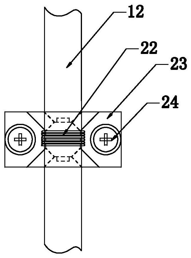 A split wire structure