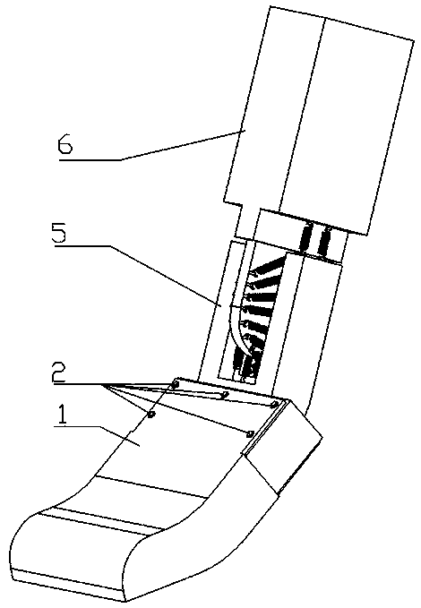 A bionic tension cushioning foot-ankle system