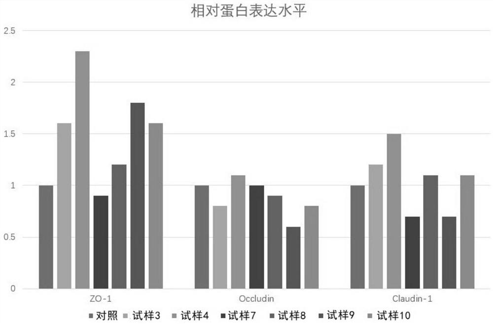 Prebiotic composition and application thereof in inhibiting pathogenic bacterium adhesion and improving intestinal epithelial cell barrier