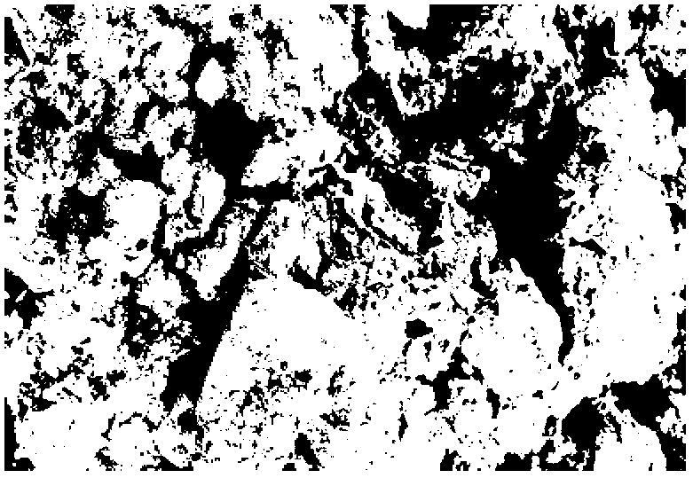 Clay scanning electron micrograph segmentation method based on porosity