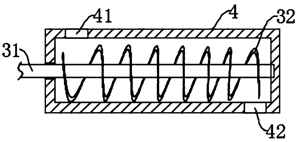 Feed processing device for livestock breeding